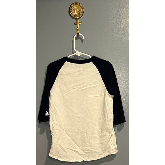 EUC Adidas Youth Baseball 3/4 Sleeve Shirt - Size Small - Picture 2 of 3